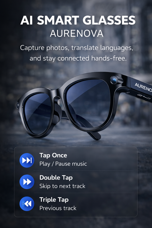 AURENOVA Smart AI Translation Camera with Real-Time Scan & Voice Recognition